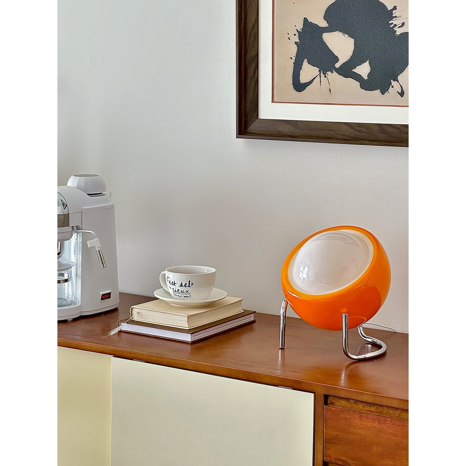 Bauhaus Camica Glass Globe Table Lamp