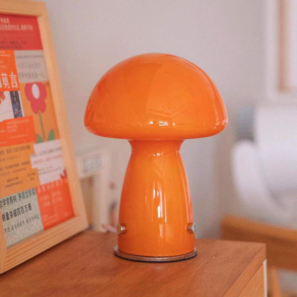 Bauhaus Mushroom Glass Table Lamp