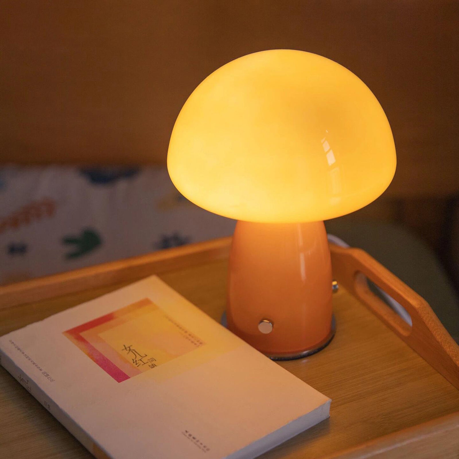 Bauhaus Mushroom Glass Table Lamp