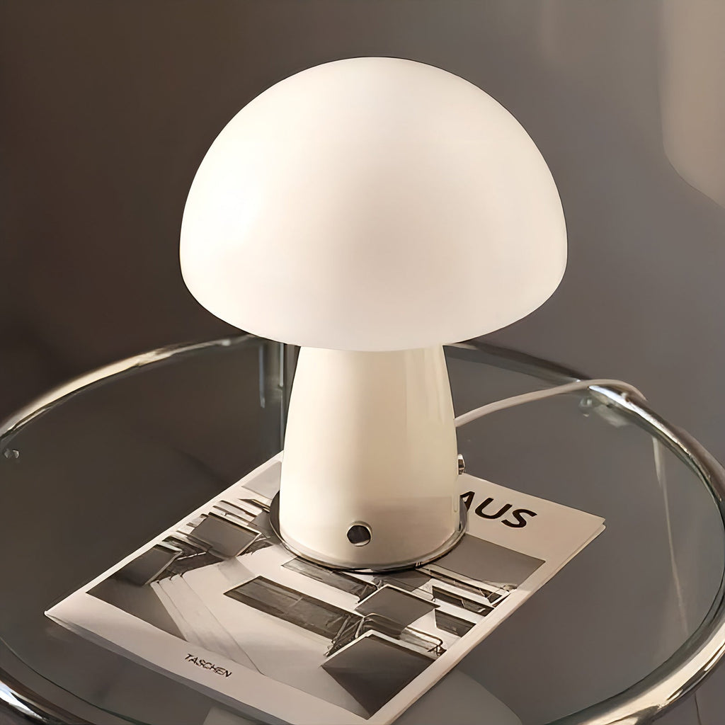 Bauhaus Mushroom Glass Table Lamp