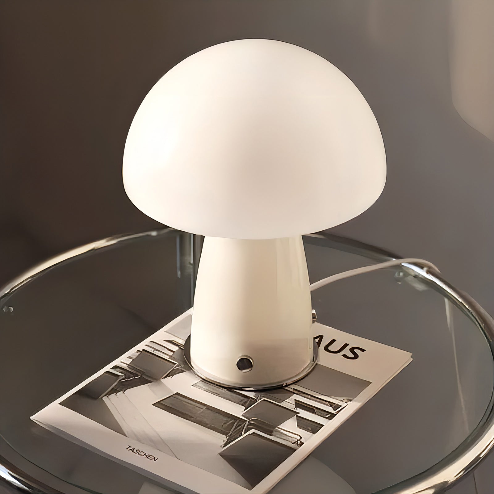 Bauhaus Mushroom Glass Table Lamp