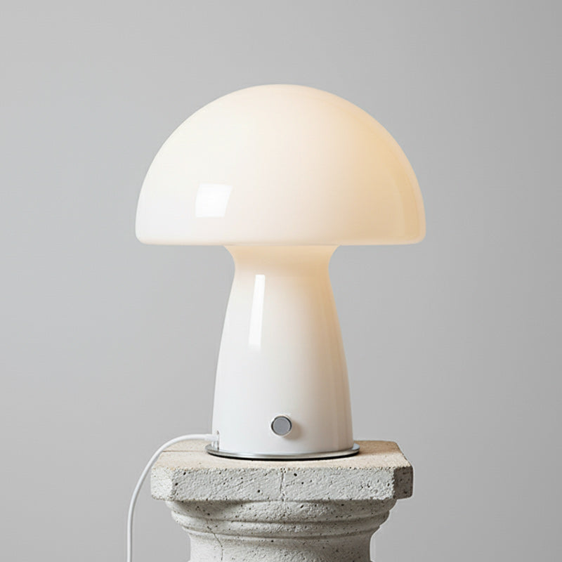 Bauhaus Mushroom Glass Table Lamp