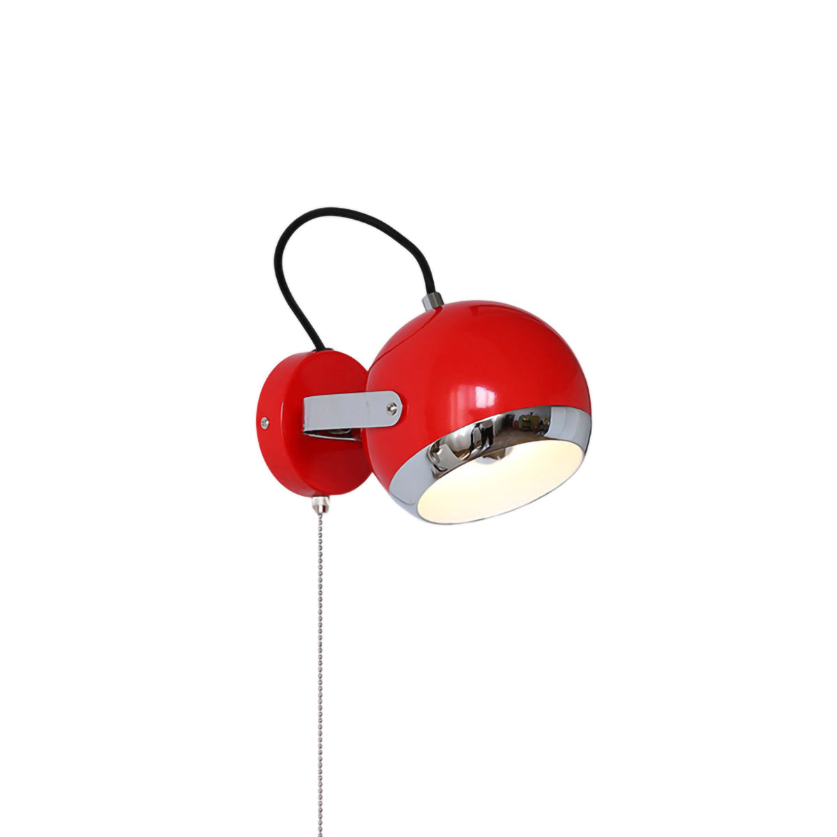 Bauhaus Sputnik Wall Sconce with Pull Cord