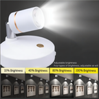 BeamLuxe: Wireless LED Wall Light – Dimmable Accent Lighting for Art & Decor