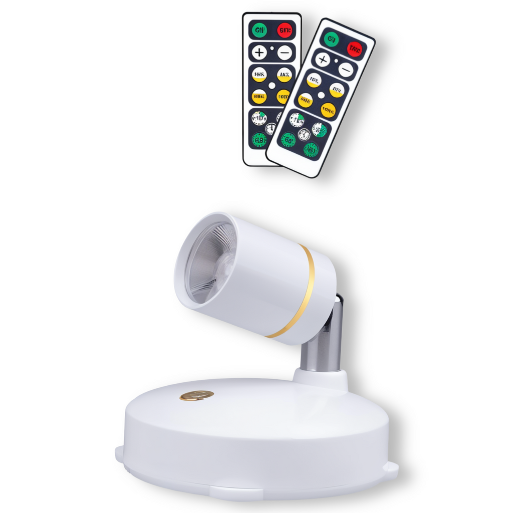 BeamLuxe: Wireless LED Wall Light – Dimmable Accent Lighting for Art & Decor