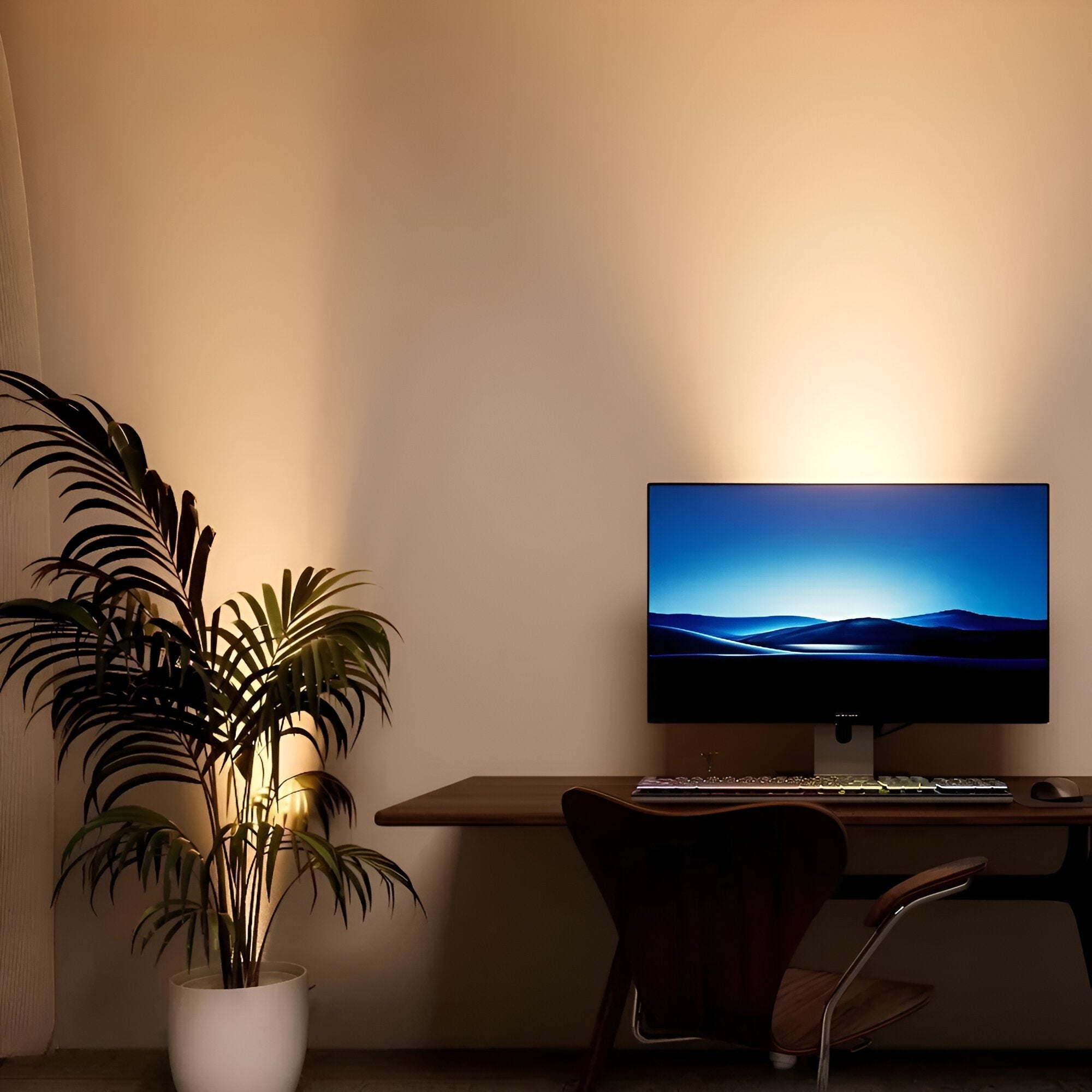 BeamLuxe: Wireless LED Wall Light – Dimmable Accent Lighting for Art & Decor