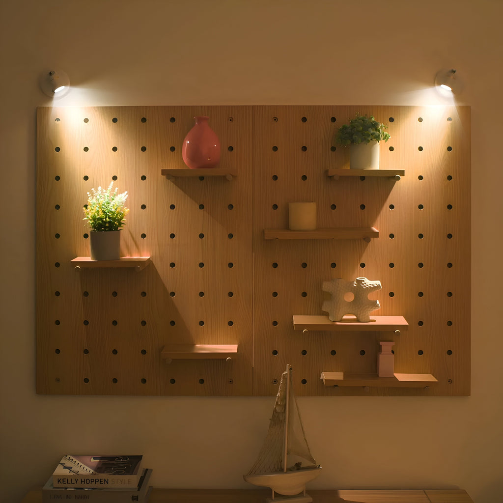 BeamLuxe: Wireless LED Wall Light – Dimmable Accent Lighting for Art & Decor