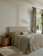 Bela Stripe Break Pillow | Minimalist Design, Subtle Color Palette