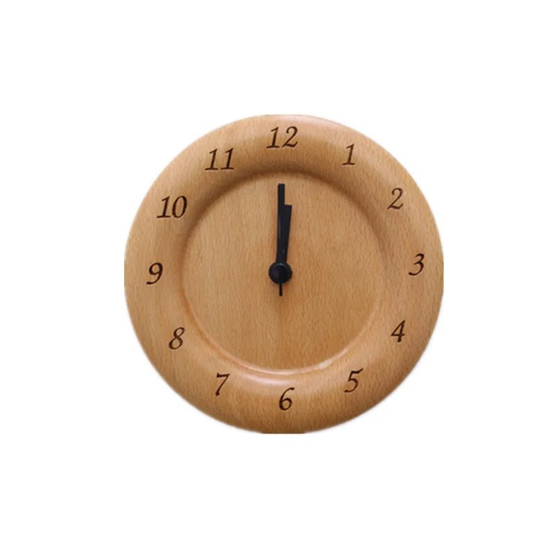 Alarm Clock Tabletop Silent Movement Minimalist Home Office