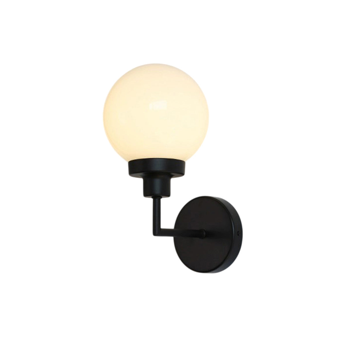 Belling Contemporary Glass-Shade Wall Light