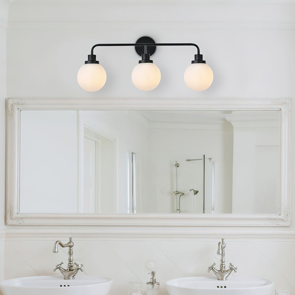 Belling Contemporary Glass-Shade Wall Light