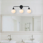 Belling Contemporary Glass-Shade Wall Light