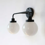 Belling Contemporary Glass-Shade Wall Light