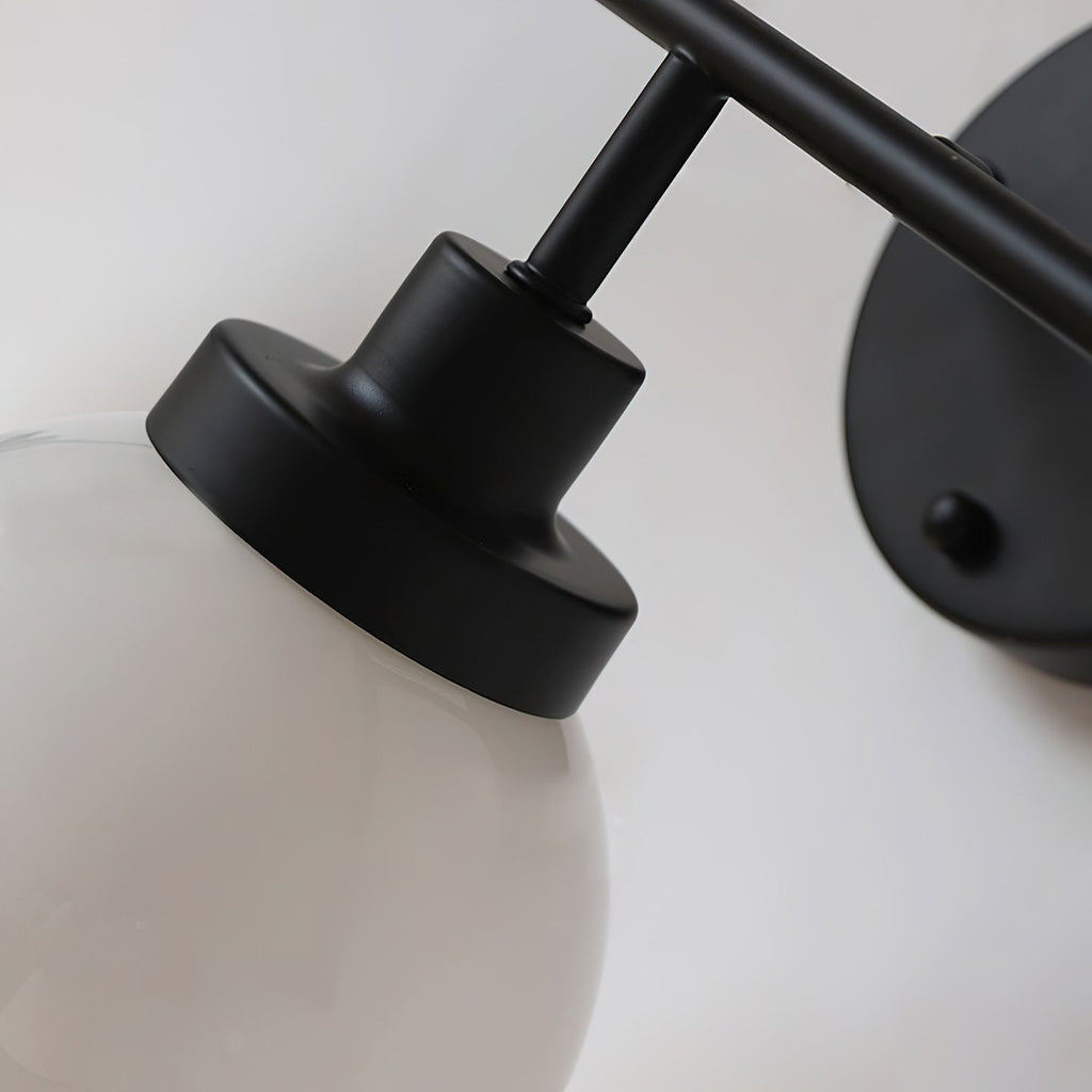 Belling Contemporary Glass-Shade Wall Light