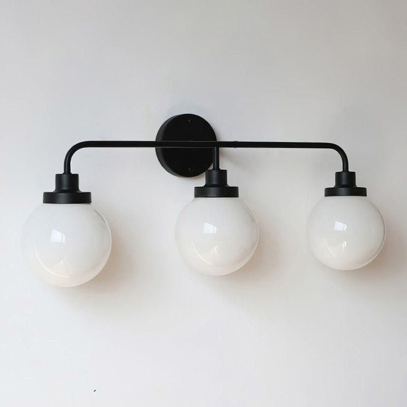 Belling Contemporary Glass-Shade Wall Light