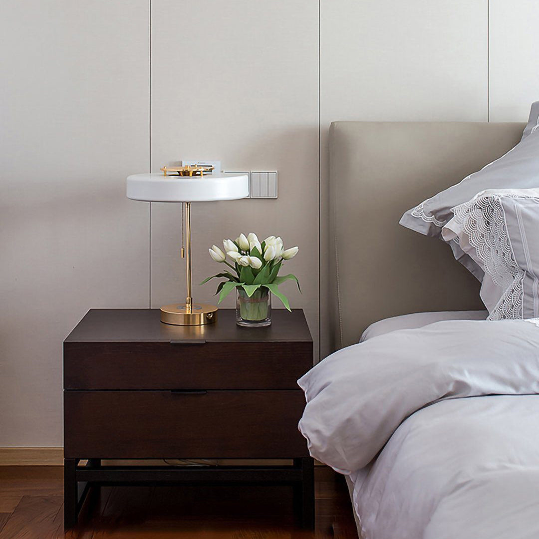 Revolve Iron & Acrylic Sculptural Table Lamp