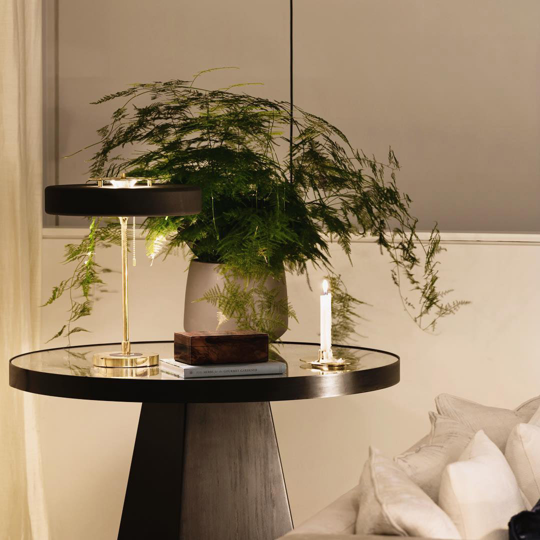 Revolve Iron & Acrylic Sculptural Table Lamp