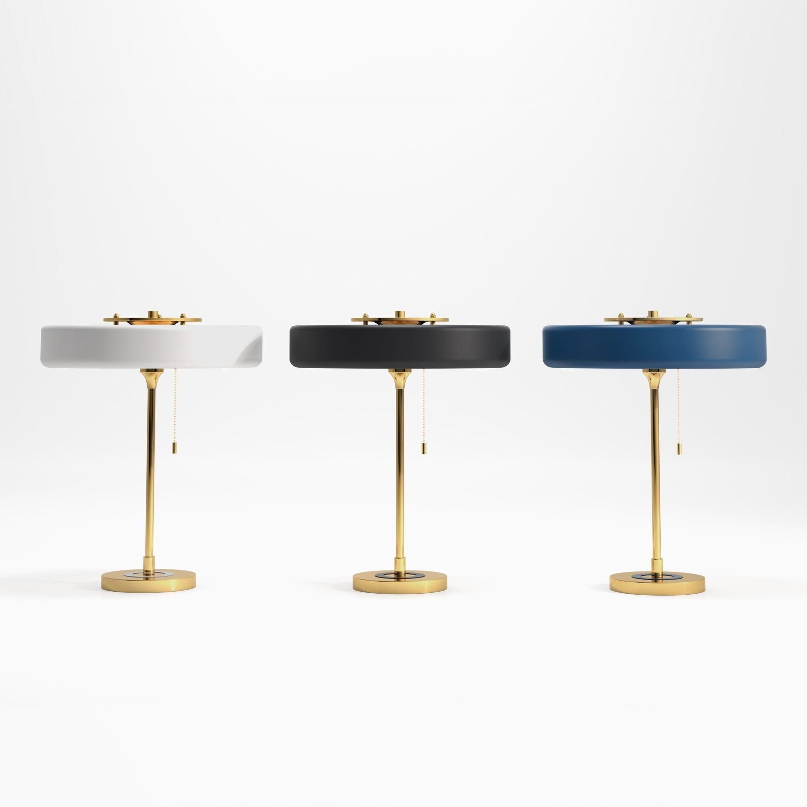 Revolve Iron & Acrylic Sculptural Table Lamp