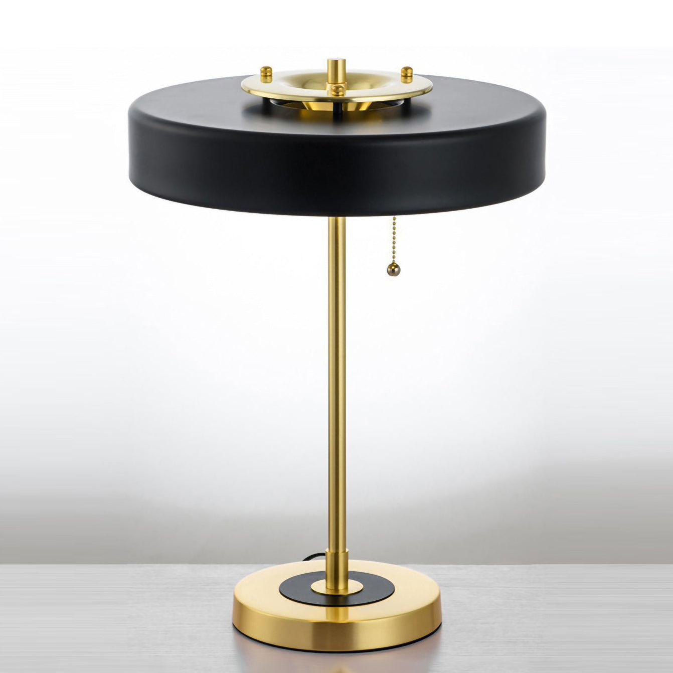 Revolve Iron & Acrylic Sculptural Table Lamp