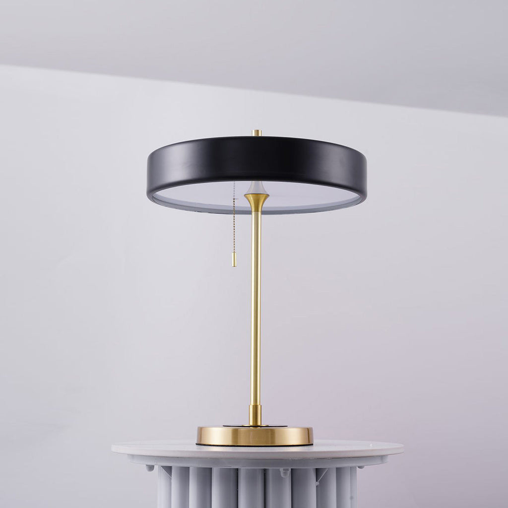 Revolve Iron & Acrylic Sculptural Table Lamp