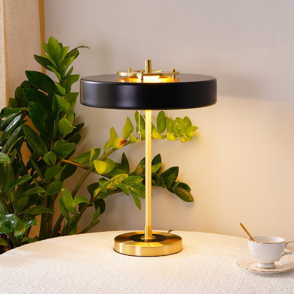 Revolve Iron & Acrylic Sculptural Table Lamp
