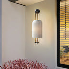 Bertha Fluted Milk-Glass Wall Lamp