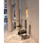Bertha Fluted Milk-Glass Wall Lamp