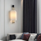 Bertha Fluted Milk-Glass Wall Lamp