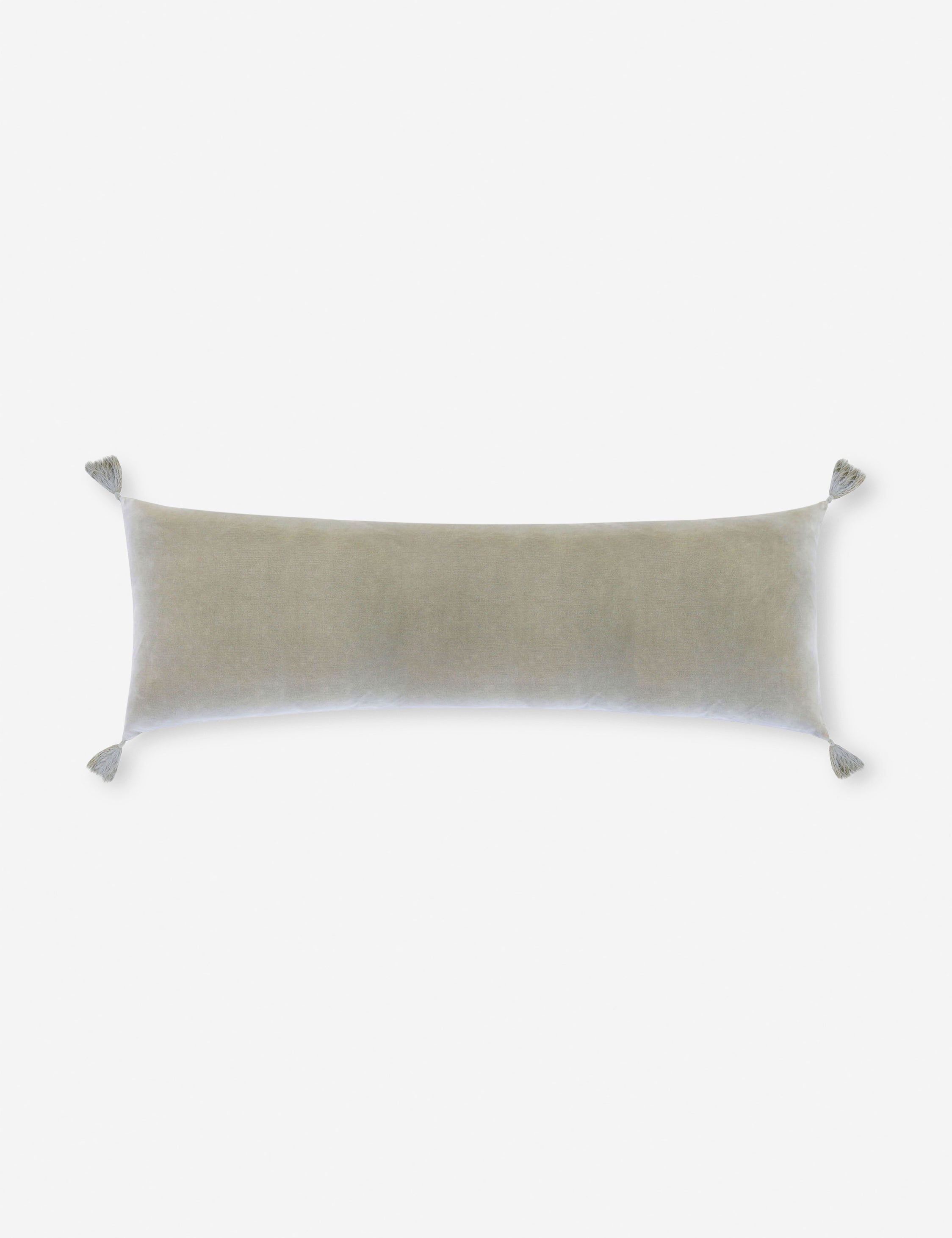 Bela Velvet Pillow | Soft Fabric with Corner Tassels