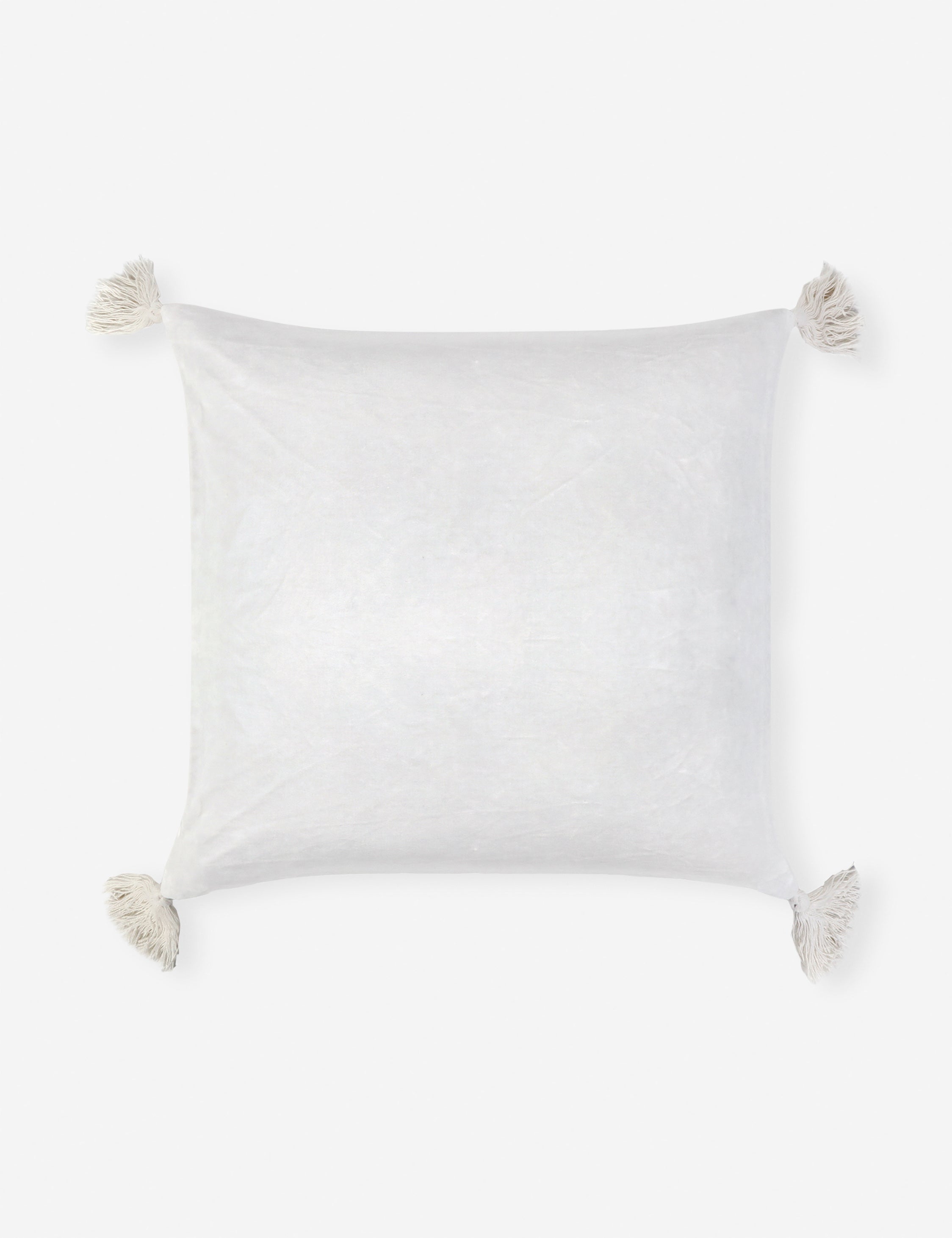 Bela Velvet Pillow | Soft Fabric with Corner Tassels