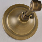 Bicklett Adjustable Brass Cone Wall Sconce