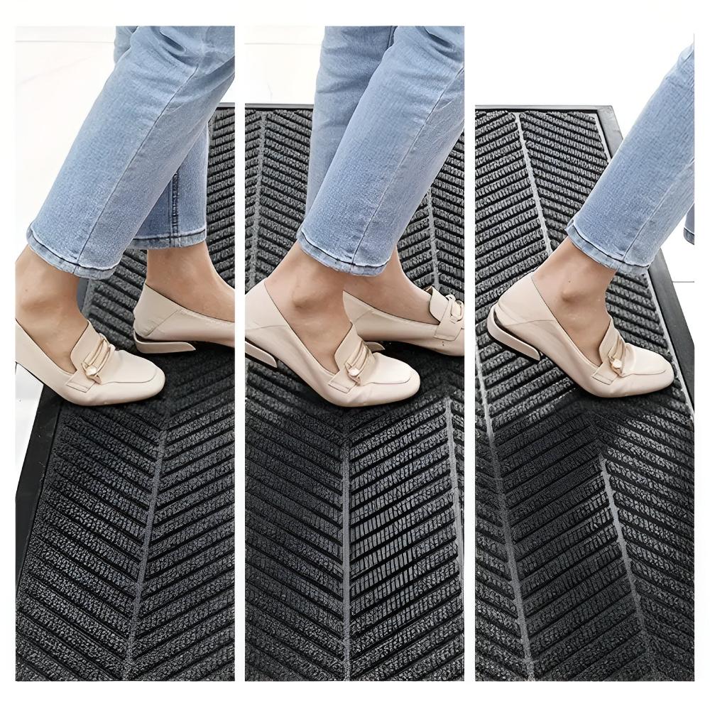 BildenWechsel: modern doormat with geometric pattern – durable, easy to care for & safe for indoor & outdoor areas