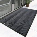 BildenWechsel: modern doormat with geometric pattern – durable, easy to care for & safe for indoor & outdoor areas