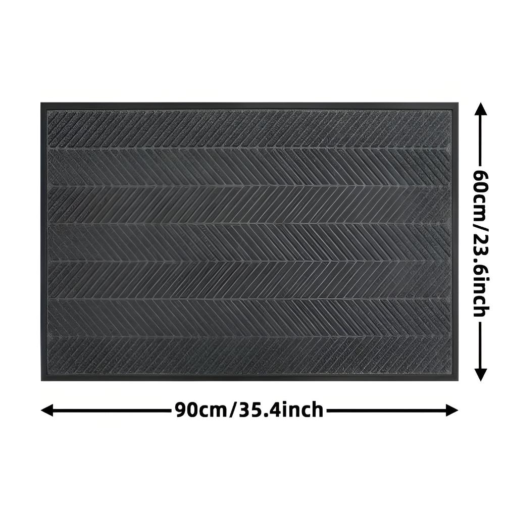 BildenWechsel: modern doormat with geometric pattern – durable, easy to care for & safe for indoor & outdoor areas