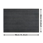 BildenWechsel: modern doormat with geometric pattern – durable, easy to care for & safe for indoor & outdoor areas