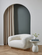 Bela Accent Chair | Bouclé Upholstery, Plush Comfort
