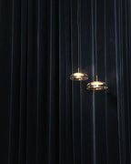 Solara: Pendant Light made of Brass & Glass with Integrated LED – for Dining Room & Living Room