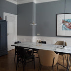 Solara: Pendant Light made of Brass & Glass with Integrated LED – for Dining Room & Living Room