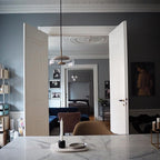 Solara: Pendant Light made of Brass & Glass with Integrated LED – for Dining Room & Living Room