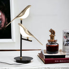 BirdLume: Elegant LED Nightstand Lamp in Bird Design – Energy-Saving Desk Lamp