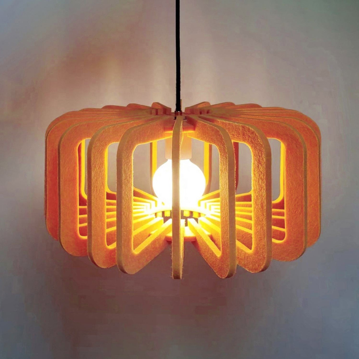 Birdcage Acoustic Felt Pendant Lamp
