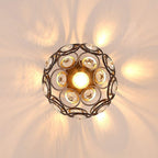 Bela Ceiling Lamp | Compact Crystal Light Pattern