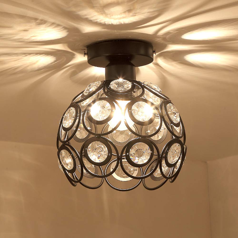 Bela Ceiling Lamp | Compact Crystal Light Pattern