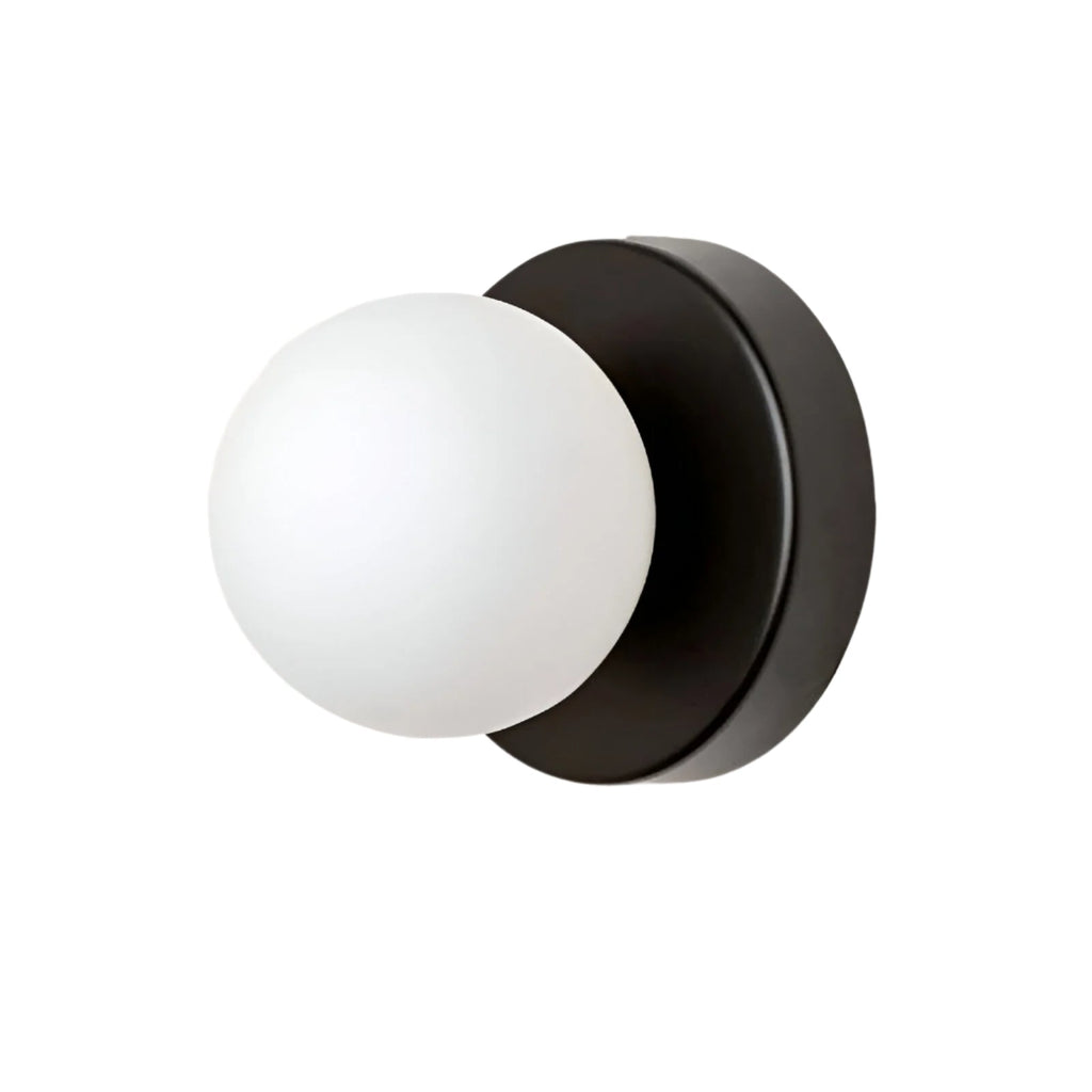 Nordic Glass Globe Wall Sconce LED 1-Light