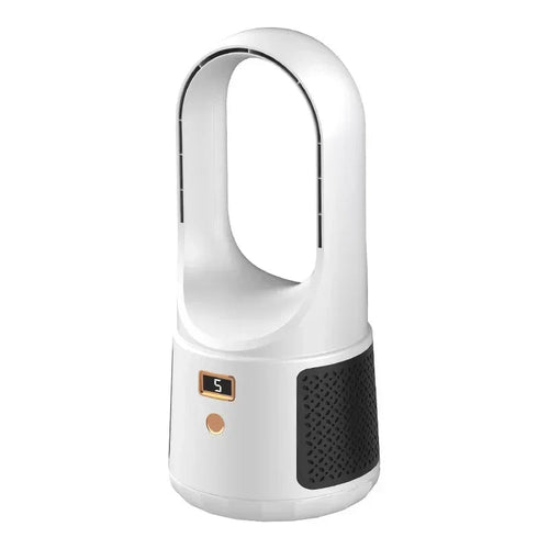 Bladeless Table Fan USB Rechargeable with 6 Speed Settings