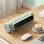 Bladeless Tower Fan, USB Powered, 3-Speed Settings, Built-In Battery