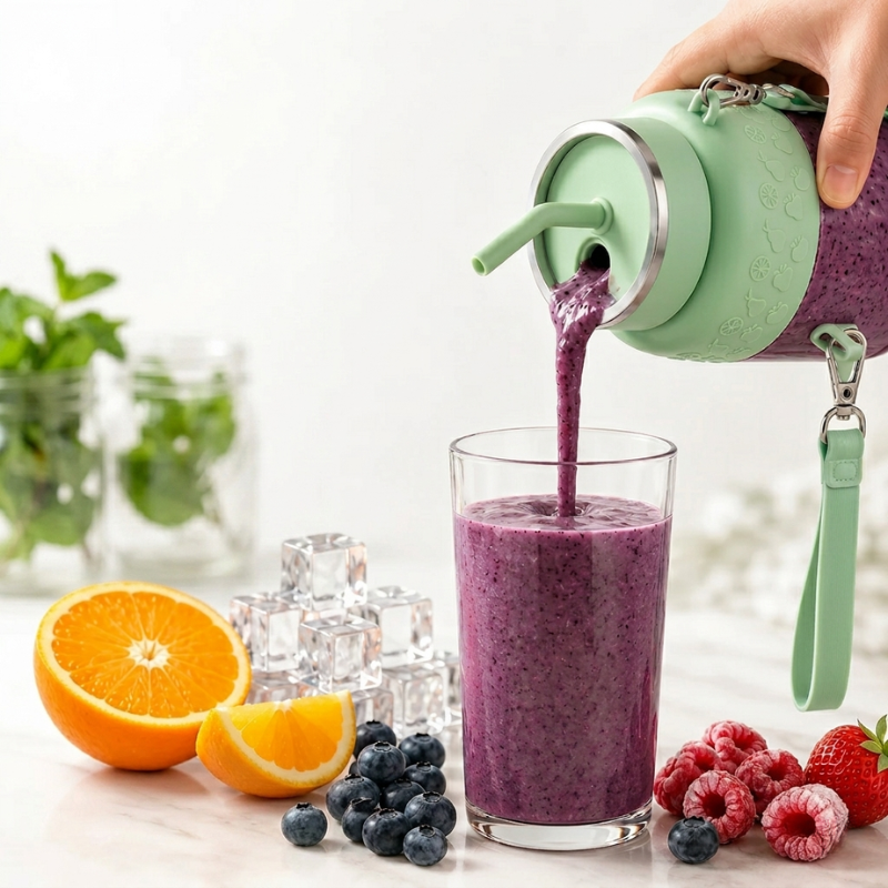 Blender Cup Compact Single Serve Food Safe Portable Design