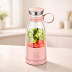 Blender Portable Rechargeable Stainless Steel Blades Single Serve USB