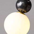 Blesslight Marble & Brass Globe Pendant Lamp