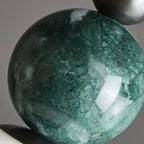 Blesslight Marble & Brass Globe Pendant Lamp